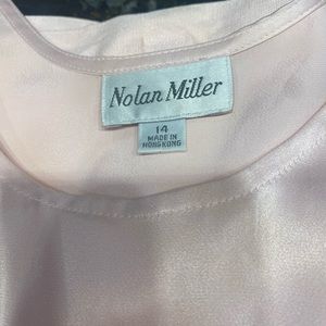 VINTAGE Nolan Miller Two-piece pink pearl set